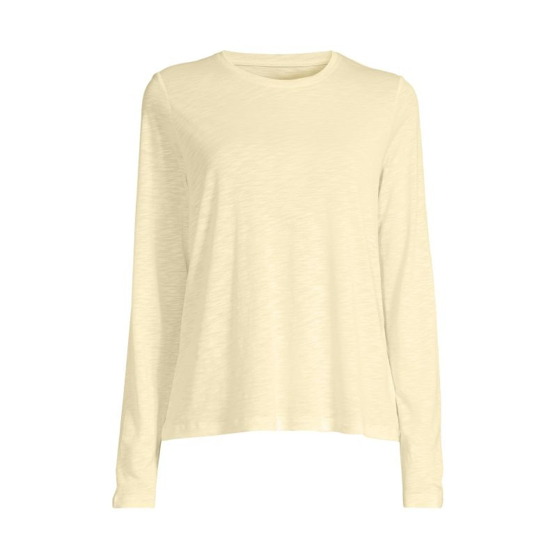 Dámské tréninkové tričko Casall Soft Texture Long Sleeve, žluté