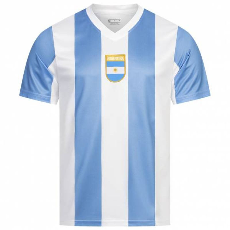 Fotbalový dres argentinské reprezentace AFA Jelex „Retro History“ Albiceleste – JLX-332 - Pro ženy pro ženy trička, tílka, košile