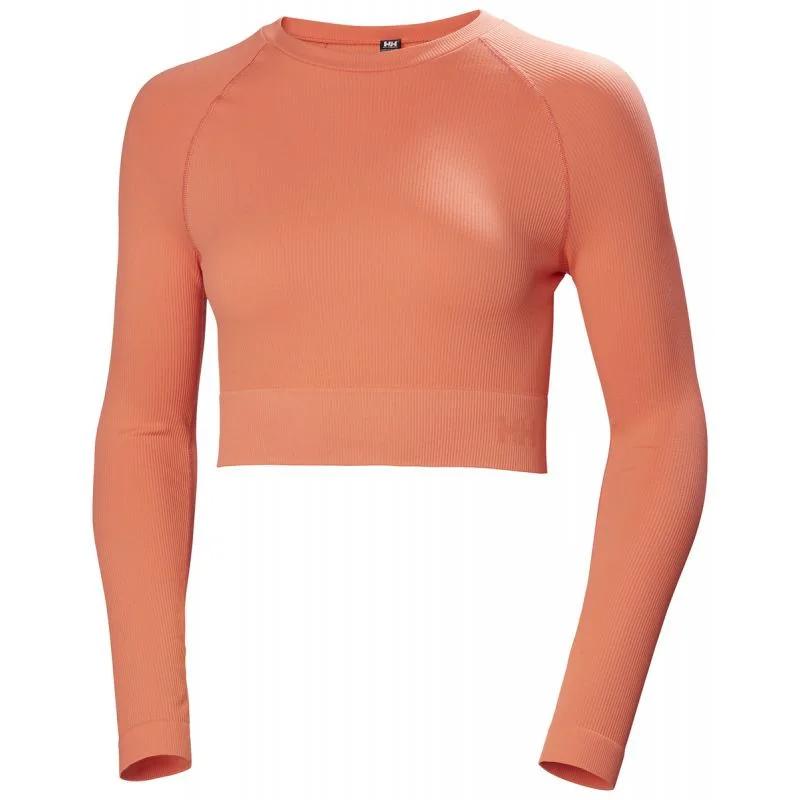 Dámské bezešvé tričko Allure Seamless Crop Top Ls W 53939 284 - Helly Hansen - Pro ženy pro ženy trička, tílka, košile