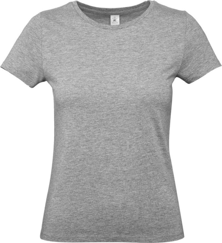 B&C #E190 /women Dámské tričko z&nbsp;těžké bavlny 01.004T sport grey - Pro ženy pro ženy trička, tílka, košile