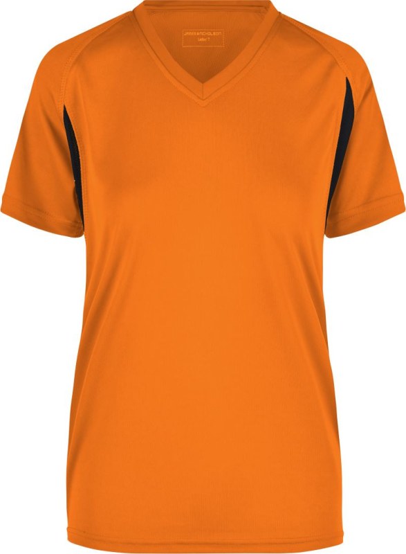 Daiber JN 316 Dámské běžecké tričko 02.0316 orange/black - Pro ženy pro ženy trička, tílka, košile