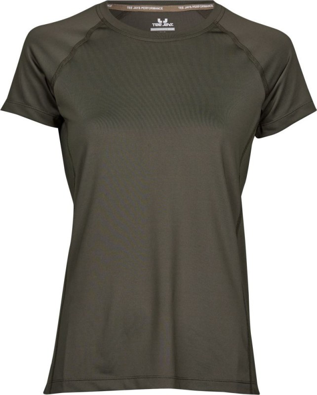 Tee Jays TJ 7021 Dámské sportovní tričko CoolDry 18.7021 deep green - Pro ženy pro ženy trička, tílka, košile