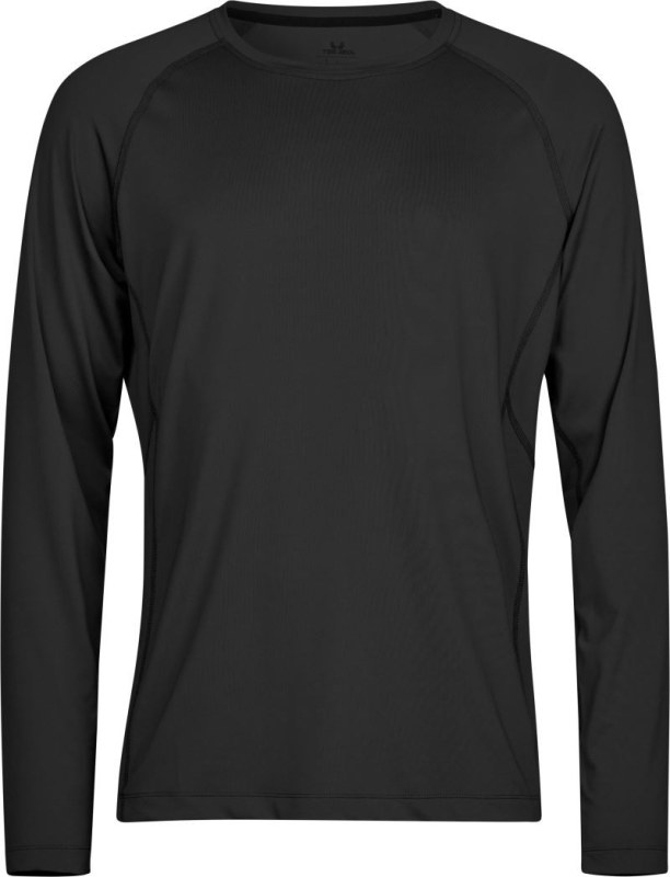 Tee Jays TJ 7022 Sportovní tričko CoolDry s dlouhým rukávem 18.7022 black