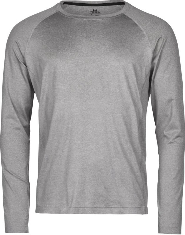 Tee Jays TJ 7022 Sportovní tričko CoolDry s&nbsp;dlouhým rukávem 18.7022 grey melange - Pro ženy pro ženy trička, tílka, košile