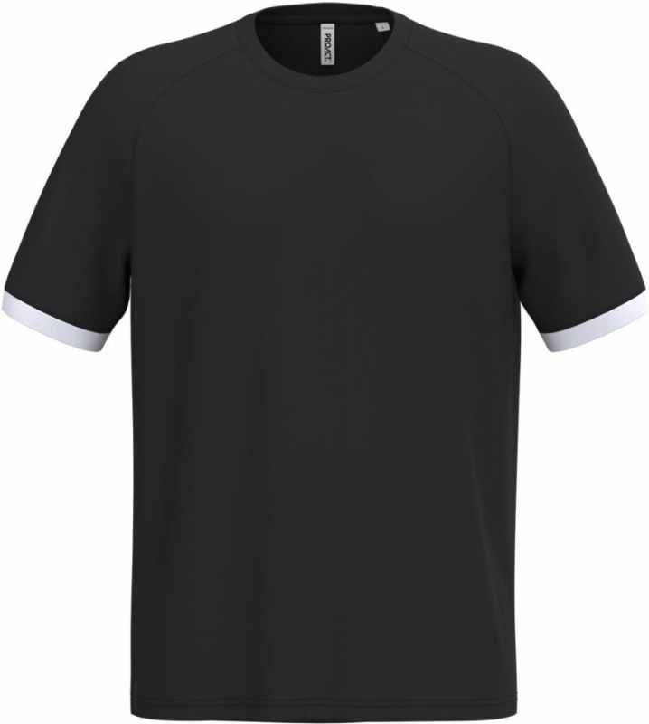 Kariban ProAct PA 4045 Unisex kontrastní sportovní tričko 20.4045 black/white - Pro ženy pro ženy trička, tílka, košile