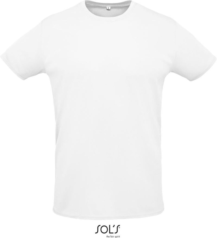 SOL´S Sprint Unisex piqué sportovní tričko 25.2995 white