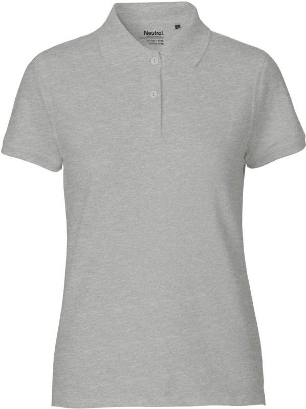 Neutral O 22980 Dámské piqué polo z bio bavlny 77.2280 sport grey