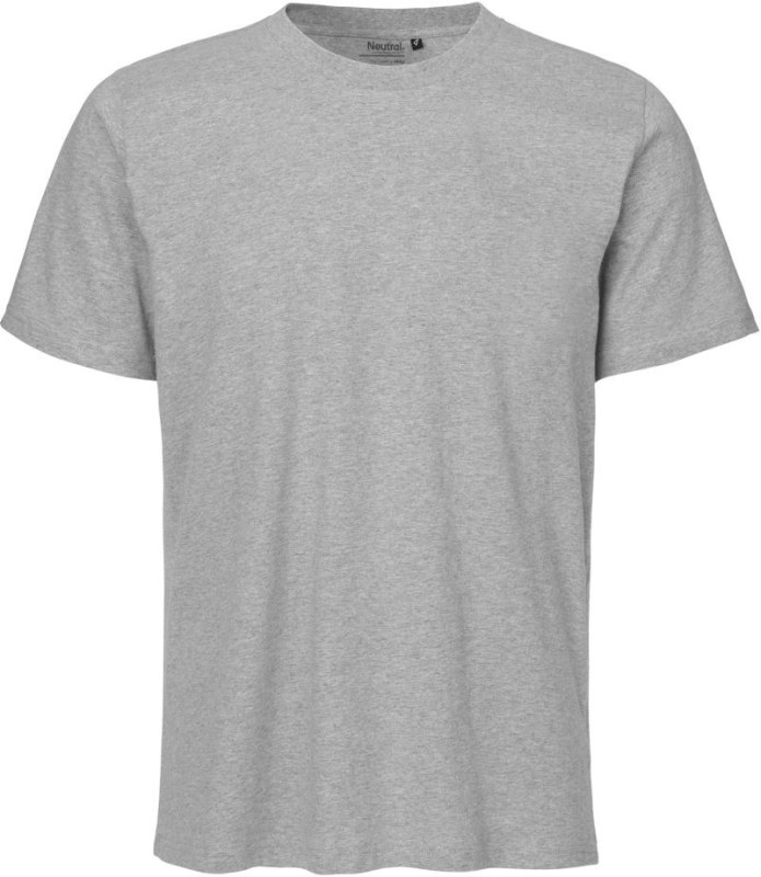 Neutral O 60002 Unisex tričko z bio bavlny 77.6002 sport grey