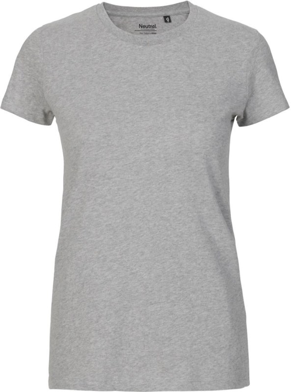 Neutral O 81001 Dámské tričko z bio bavlny 77.8101 sport grey