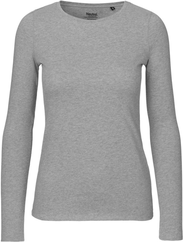 Neutral O 81050 Dámské tričko s&nbsp;dlouhým rukávem 77.8150 sport grey - Pro ženy pro ženy trička, tílka, košile
