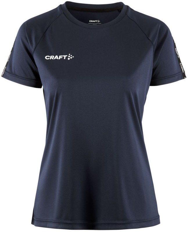 Craft Teamwear Squad Go Contrast Jersey W Dámské kontrastní sportovní tričko 82.2726 navy - Pro ženy pro ženy trička, tílka, košile