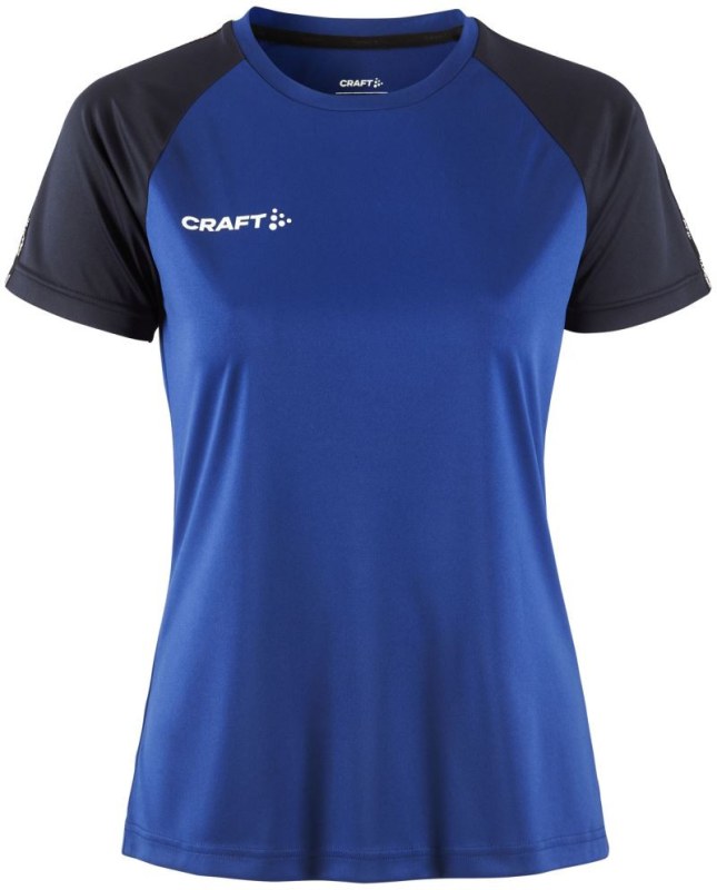 Craft Teamwear Squad Go Contrast Jersey W Dámské kontrastní sportovní tričko 82.2726 club cobolt/navy