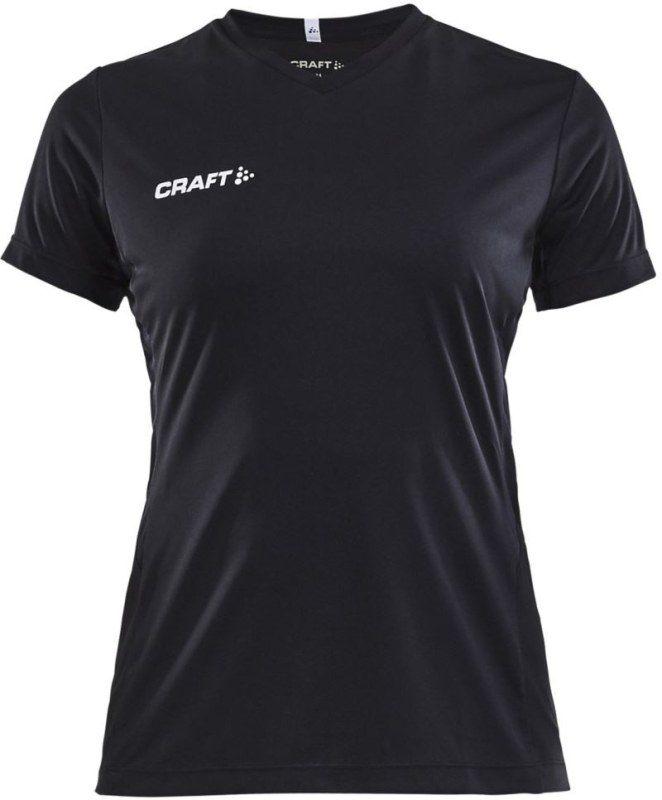 Craft Teamwear Squad Go Jersey Solid W Dámské sportovní tričko s výstřihem do V 82.5566 black