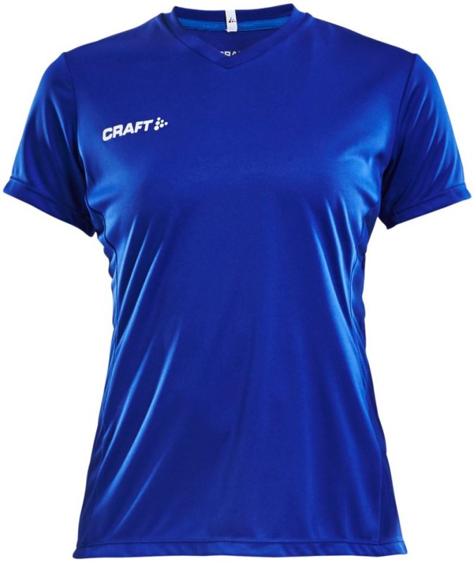 Craft Teamwear Squad Go Jersey Solid W Dámské sportovní tričko s&nbsp;výstřihem do V 82.5566 club cobolt - Pro ženy pro ženy trička, tílka, košile