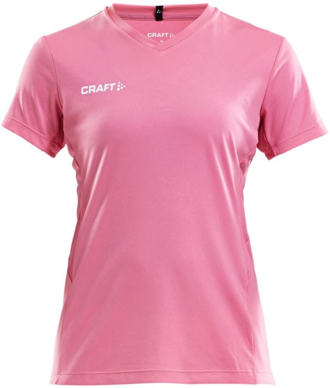 Craft Teamwear Squad Go Jersey Solid W Dámské sportovní tričko s výstřihem do V 82.5566 pop