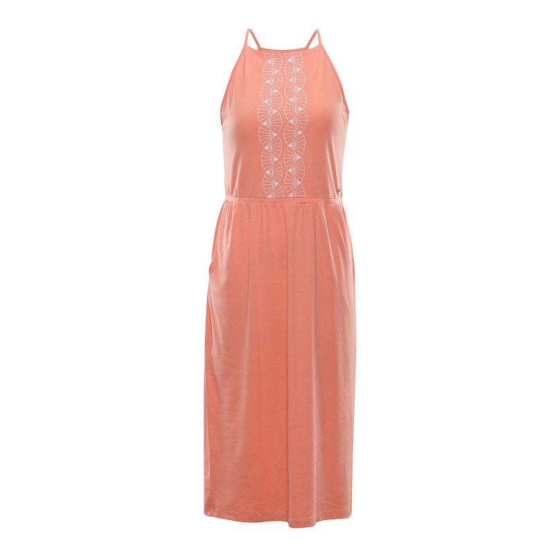 Dámské šaty ALPINE PRO GYRA peach pink varianta pe - Pro ženy šaty a sukně