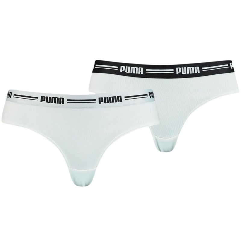 Dámské kalhotky Brazilian 2Pack 907856 04 White - Puma - Pro ženy spodní prádlo a plavky