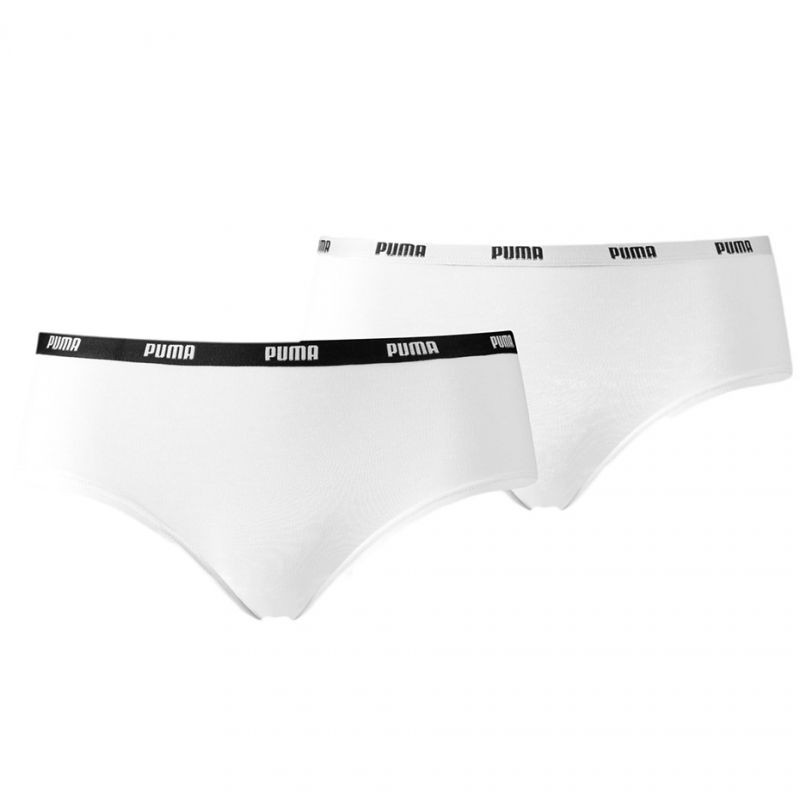 Dámské hipstery 2Pack 907852 04 White - Puma - Pro ženy spodní prádlo a plavky