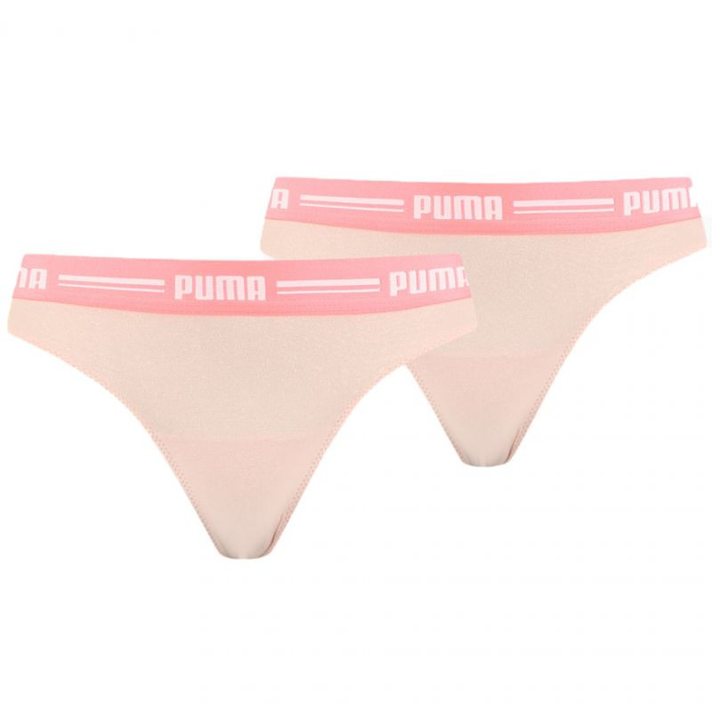 Dámské kalhotky String 2P Pack 907854 06 růžová - Puma - Pro ženy spodní prádlo a plavky