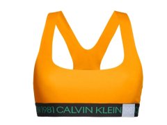 Sportovní podprsenka QF5577E-1ZK oranžová - Calvin Klein 7661324