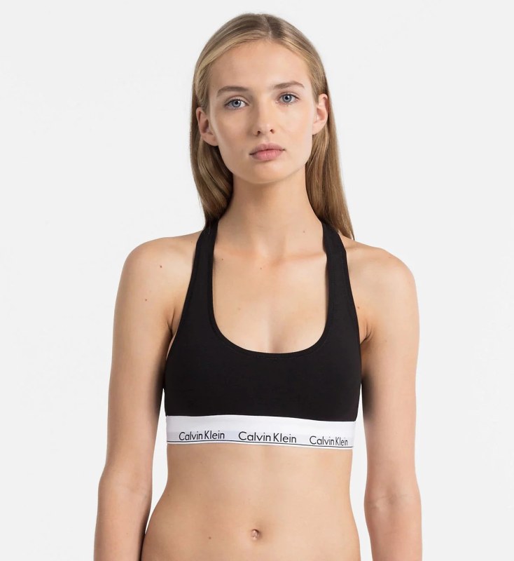 Podprsenka sportovní F3785E-001 černá - Calvin Klein - Pro ženy sportovní podprsenky
