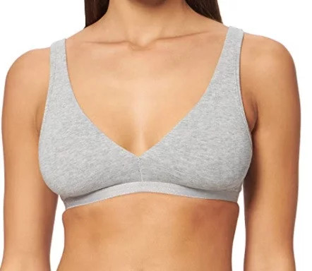 Dámská sportovní podprsenka - 164481 1A223 - 00948 - šedá - Emporio Armani - Pro ženy sportovní podprsenky