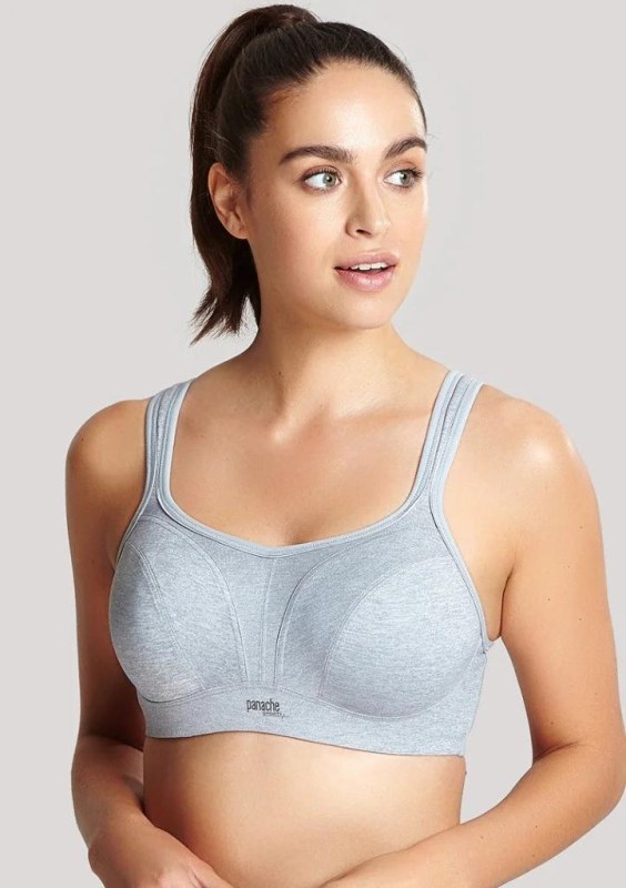 Sportovní podprsenka Panache 5021 grey/marl 30 F Sv. šedá - Pro ženy sportovní podprsenky