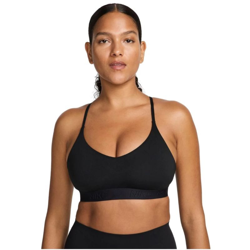 Podprsenka Nike Lndy světlá Support Women W FD1062-010 - Pro ženy sportovní podprsenky