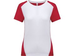 Kariban ProAct PA 4015 Dámské kontrastní sportovní tričko 20.4015 white/red