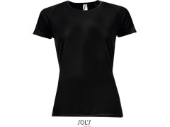 SOL´S Sporty Women Dámské raglánové sportovní tričko 25.1159 black