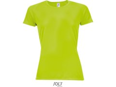 SOL´S Sporty Women Dámské raglánové sportovní tričko 25.1159 neon green