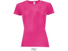 SOL´S Sporty Women Dámské raglánové sportovní tričko 25.1159 neon pink