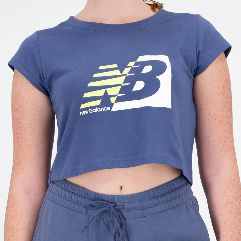 Dámské tričko New Balance Sport Core Dual Colored Co Vti W WT31817VTI - Pro ženy trička, tílka, košile