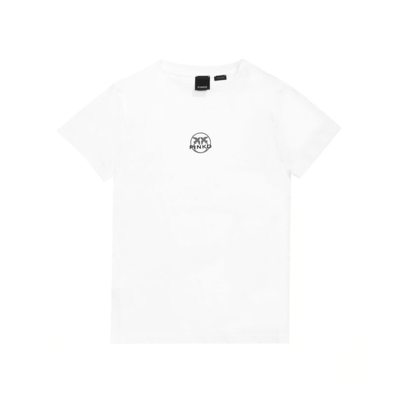 Pinko Logo Bussolotto T-Shirt W HS-IDC-000010266 - Pro ženy trička, tílka, košile