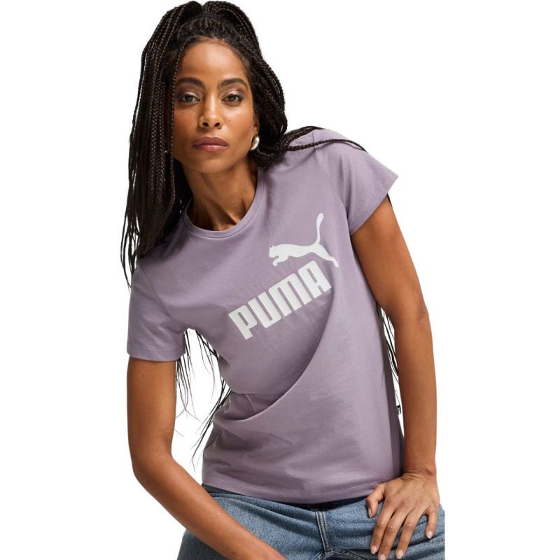 Dámské tričko Puma ESS Logo Tee light purple 586775 34 - Pro ženy trička, tílka, košile