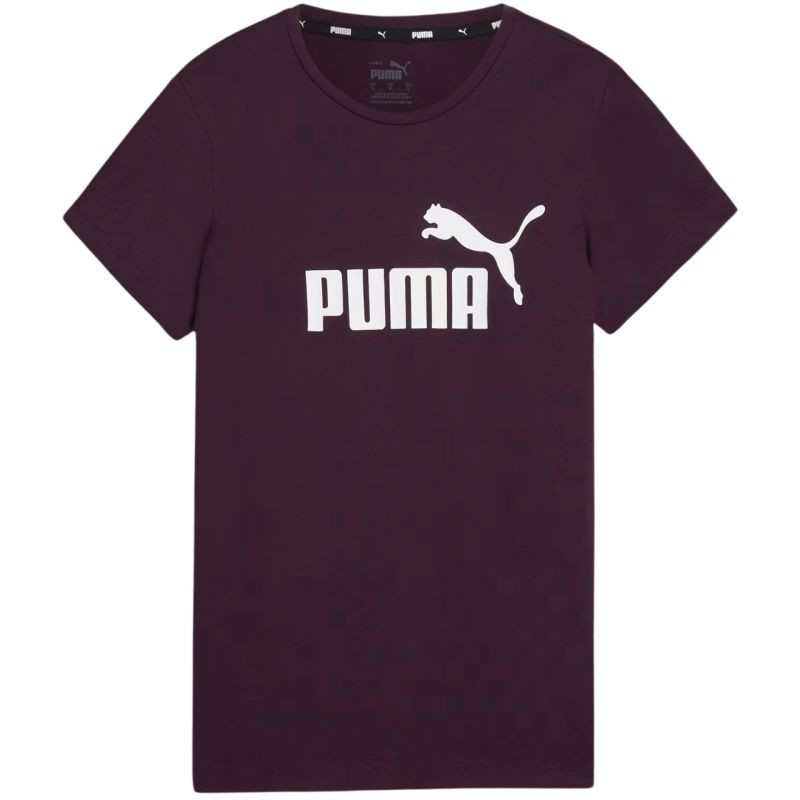 Dámské tričko Puma ESS Logo Tee dark purple 586775 39 - Pro ženy trička, tílka, košile