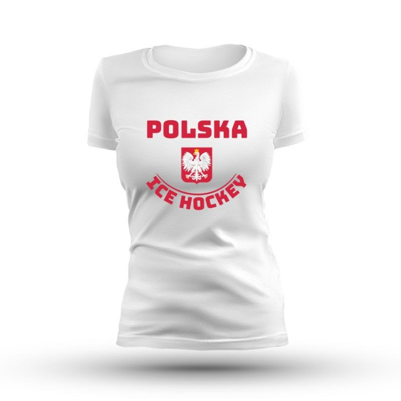 Lední hokej Polsko dres W SREBICEPLTS-RD-W - Pro ženy trička, tílka, košile
