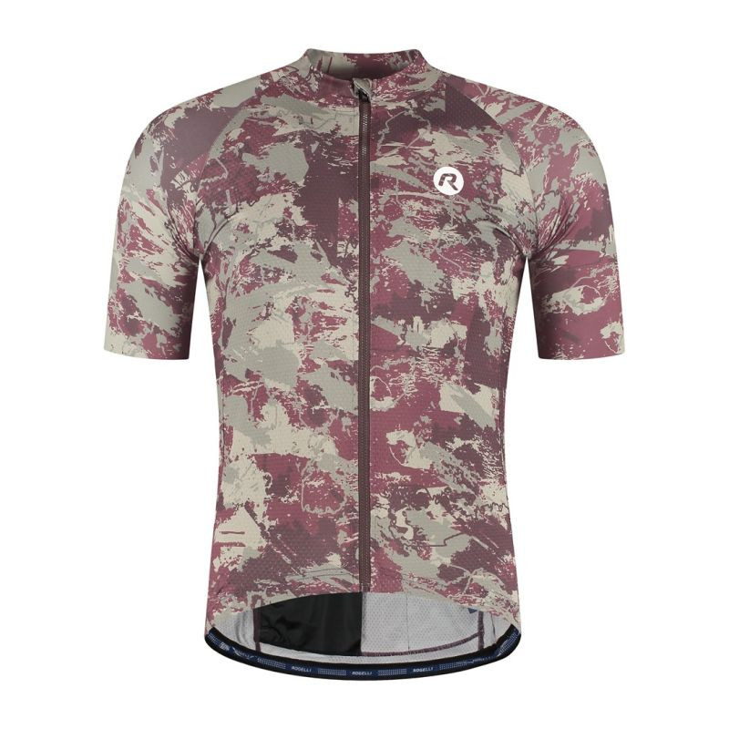 Rogelli ESSENTIAL GRAPHIC II dres šedý/kaskadérový 2XL