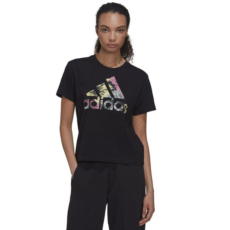 Dámské tričko Allover Print Reg W HI0025 - Adidas - Pro ženy trička, tílka, košile