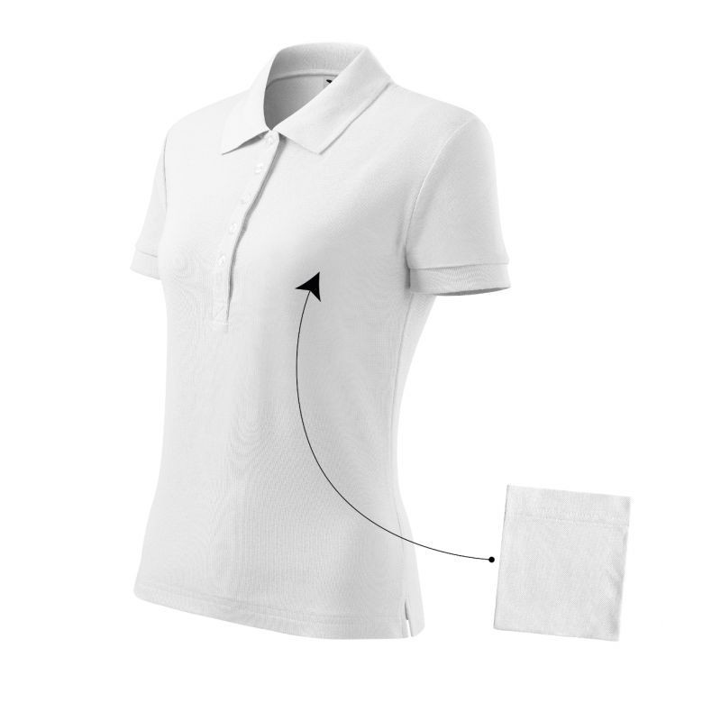 Polokošile Malfini Cotton W MLI-21300 bílá - Pro ženy trička, tílka, košile