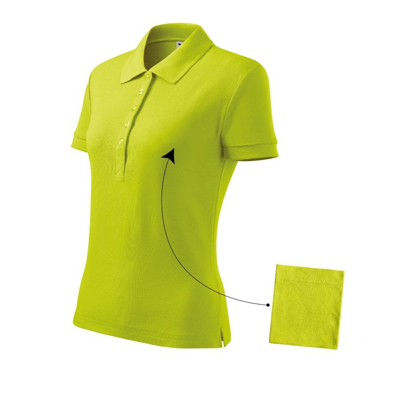 Polokošile Malfini Cotton W MLI-21362 limetkově zelená - Pro ženy trička, tílka, košile