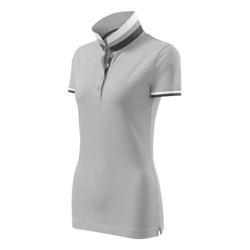 Malfini Collar Up W MLI-257A4 stříbrná šedá polokošile