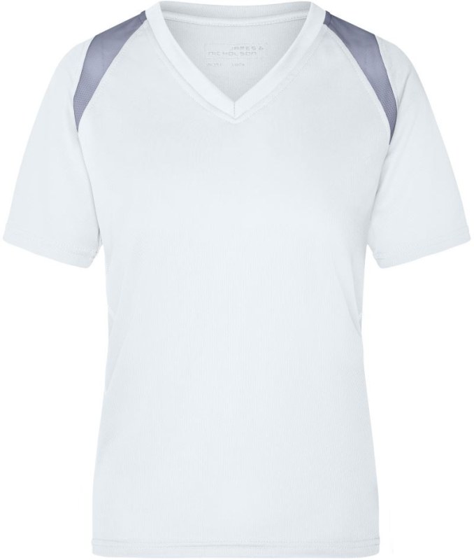 Daiber JN 396 Dámské běžecké tričko 02.0396 white/silver