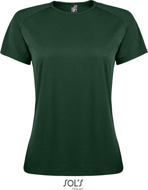 SOL´S Sporty Women Dámské raglánové sportovní tričko 25.1159 forest green