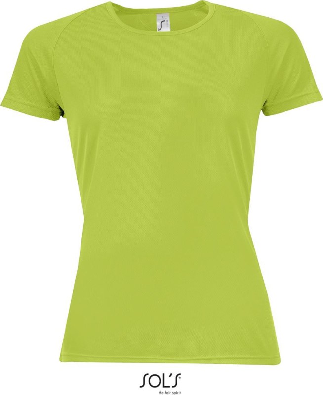 SOL´S Sporty Women Dámské raglánové sportovní tričko 25.1159 apple green
