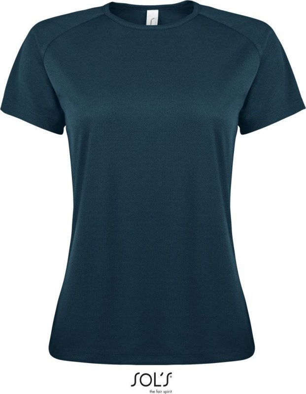 SOL´S Sporty Women Dámské raglánové sportovní tričko 25.1159 petroleum blue - Pro ženy trička, tílka, košile
