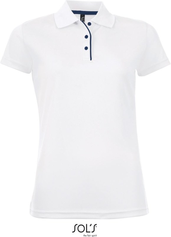 SOL´S Performer Women Dámské piqué sportovní polo 25.1198 white