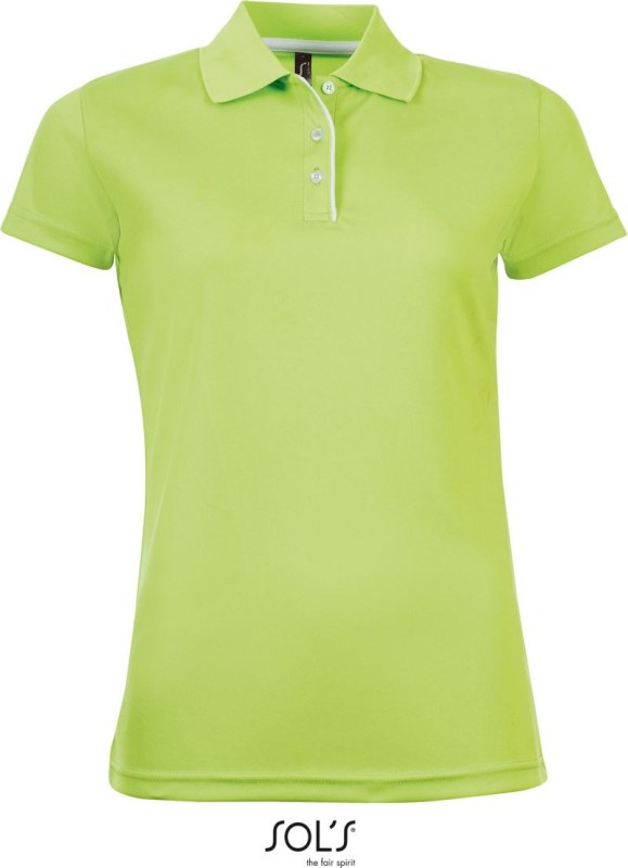SOL´S Performer Women Dámské piqué sportovní polo 25.1198 apple green