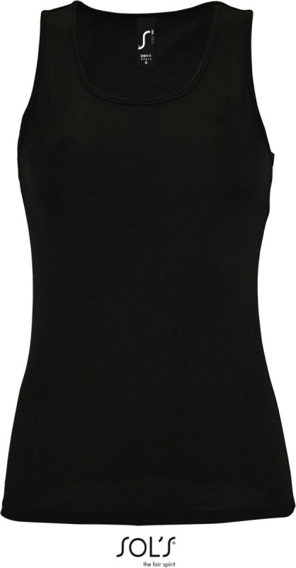 SOL´S Sporty TT Women Dámské sportovní tílko 25.2117 black