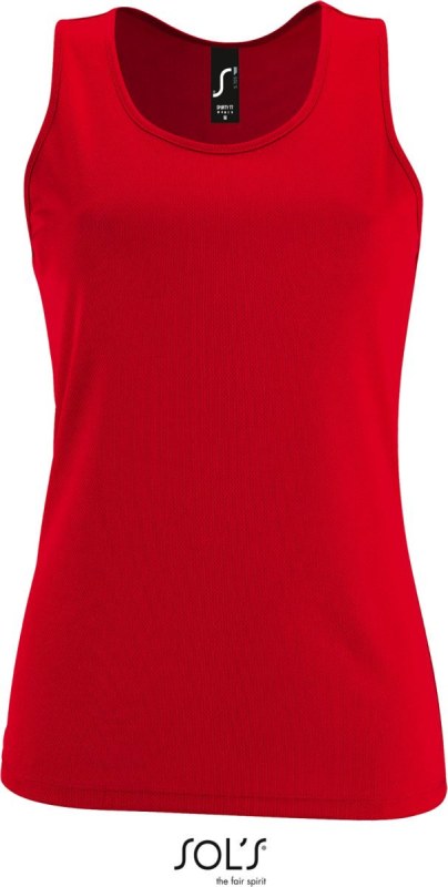 SOL´S Sporty TT Women Dámské sportovní tílko 25.2117 red